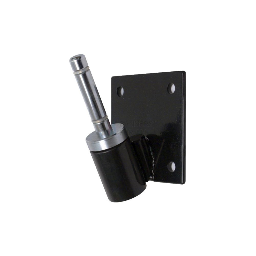 Pivoting wall mount for flag attachment