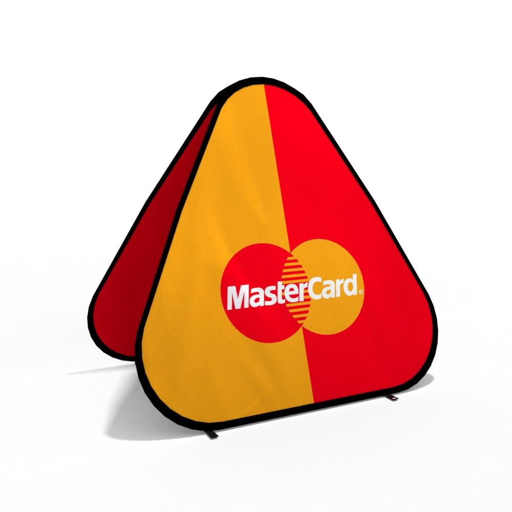 Triangle Pop Out Banner