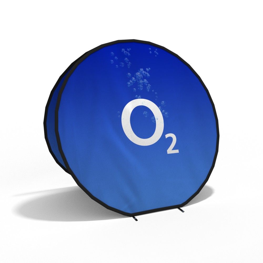 Round Pop Out Banner