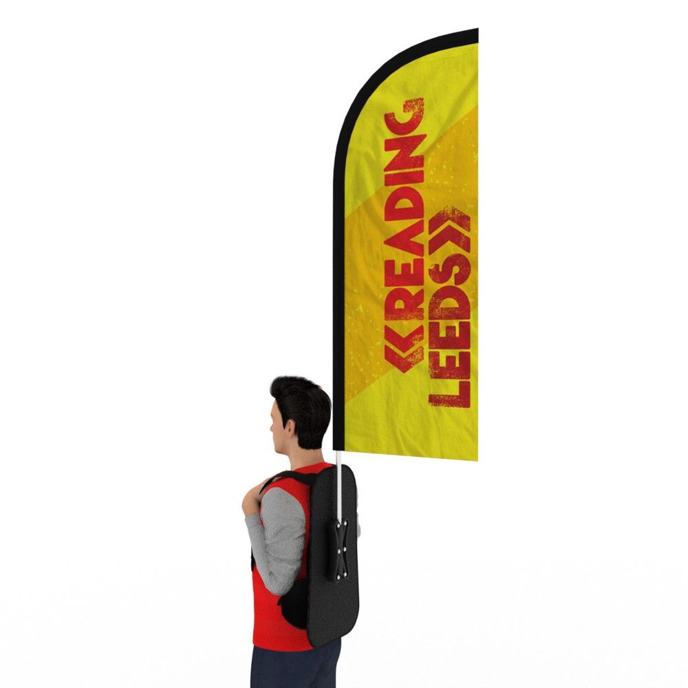 Backpack Feather Flags