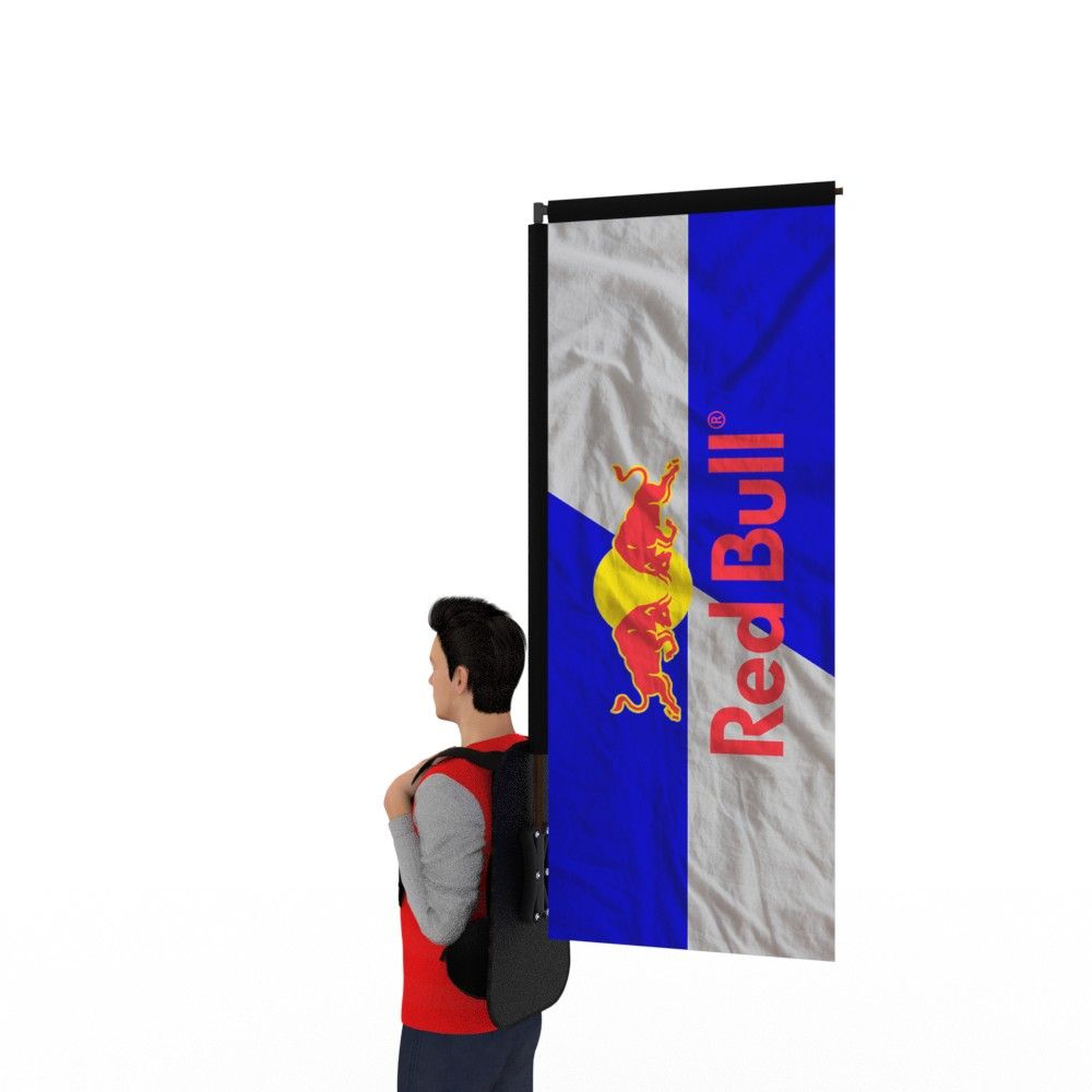 Backpack Rectangle Flag